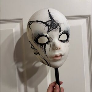Handmade creepy doll mask